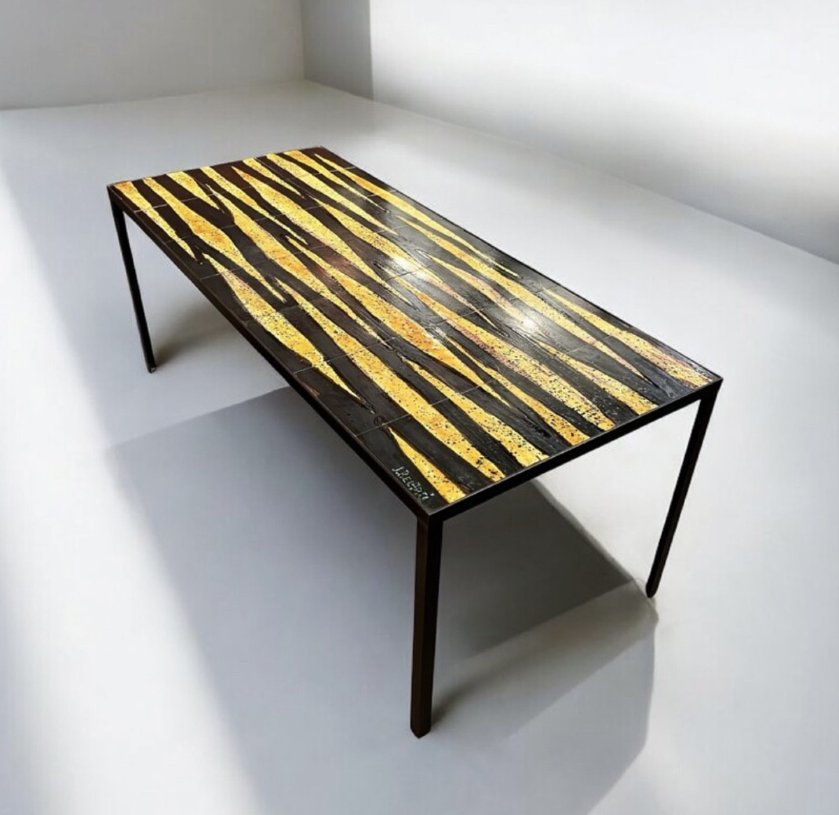 Ceramic Coffee Table By Julien De Covemaeker Circa 1960